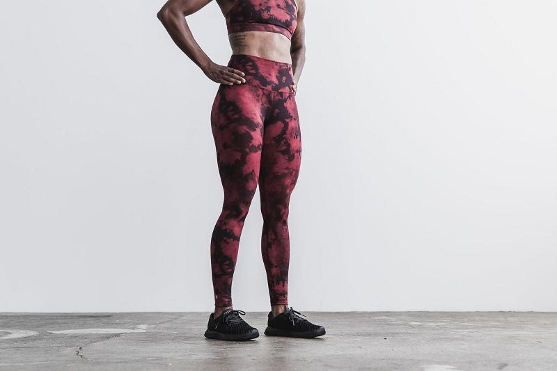 Red Nobull High-Rise Tight (TIE-DYE) Women's Jogger | CA K2164O